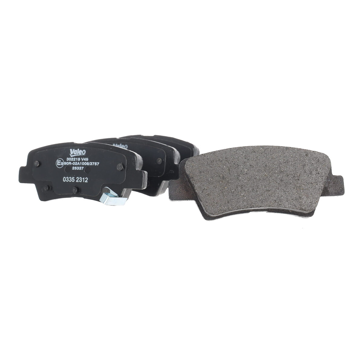 Jeu de 4 plaquettes de frein VALEO ref. 302219